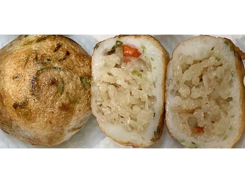 写真：炊き込みご飯すり身ボール